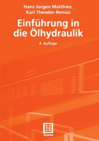 Cover image: Einführung in die Ölhydraulik 4th edition 9783519363187
