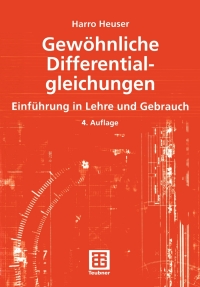 表紙画像: Gewöhnliche Differentialgleichungen 4th edition 9783519322276