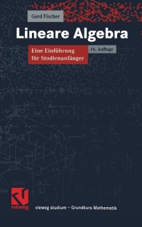 Cover image: Lineare Algebra 14th edition 9783528032173