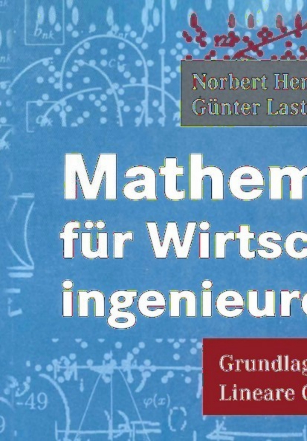Mathematik für Wirtschaftsingenieure 1 Grundlagen, Analysis, Stochastik, Lineare Gleichungssysteme