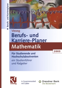 Cover image: Vieweg Berufs- und Karriere-Planer 2003: Mathematik 2nd edition 9783528131579