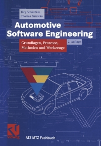 Cover image: Automotive Software Engineering 2nd edition 9783528110406