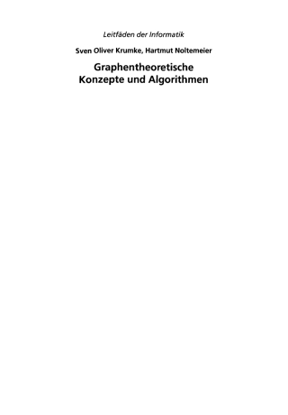 Cover image: Graphentheoretische Konzepte und Algorithmen 9783519005261