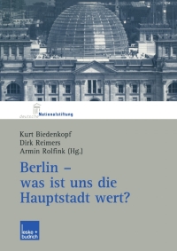 Imagen de portada: Berlin — was ist uns die Hauptstadt wert? 1st edition 9783810040541