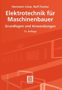 Cover image: Elektrotechnik für Maschinenbauer 12th edition 9783519463252