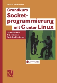 Imagen de portada: Grundkurs Socketprogrammierung mit C unter Linux 9783528058845