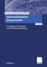 Cover image: Internationales Steuerrecht 2nd edition 9783409222914