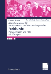 Imagen de portada: Fachkunde 12th edition 9783409394574