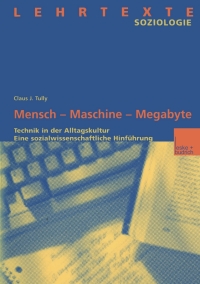 Cover image: Mensch — Maschine — Megabyte 9783810032041