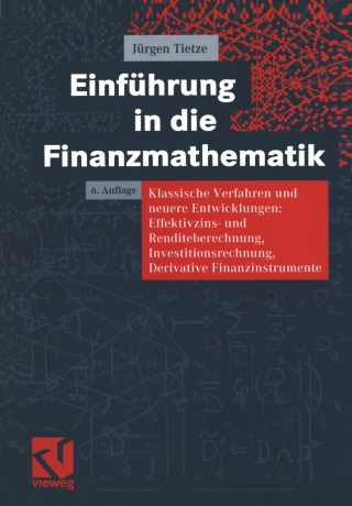Cover image: Einführung in die Finanzmathematik 6th edition 9783528565527