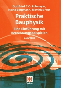 Immagine di copertina: Praktische Bauphysik 5th edition 9783519450139