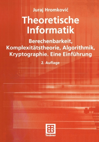 Cover image: Theoretische Informatik 2nd edition 9783519103325