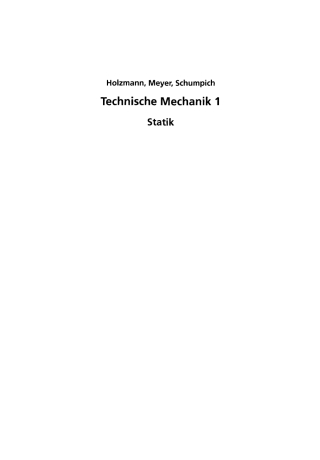 Imagen de portada: Technische Mechanik 10th edition 9783519365204