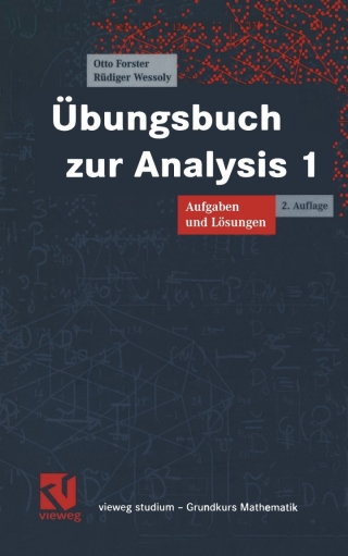 Titelbild: Übungsbuch zur Analysis 1 2nd edition 9783528172619
