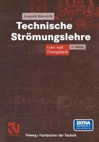 Cover image: Technische Strömungslehre 5th edition 9783528449254