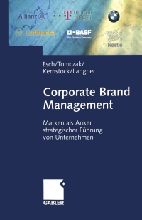 Cover image: Corporate Brand Management 9783409119085