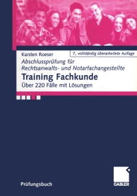 Cover image: Training Fachkunde 7th edition 9783409797580