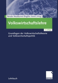 Imagen de portada: Volkswirtschaftslehre 4th edition 9783409434744