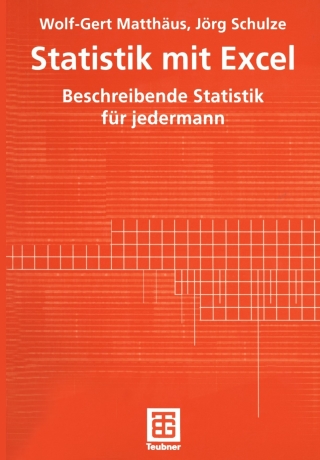 Cover image: Statistik mit Excel 9783519004240