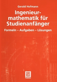 Imagen de portada: Ingenieurmathematik für Studienanfänger 9783519004400