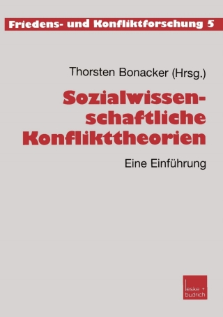 Imagen de portada: Sozialwissenschaftliche Konflikttheorien 2nd edition 9783810030023