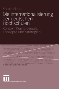 Cover image: Die Internationalisierung der deutschen Hochschulen 9783810037626