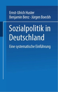 Imagen de portada: Sozialpolitik in Deutschland 9783810040640