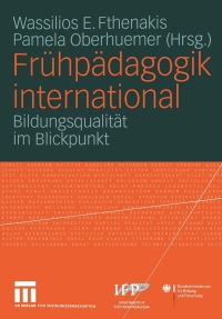 Cover image: Frühpädagogik international 1st edition 9783810033789