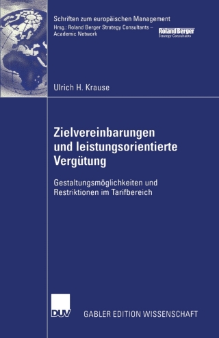 Cover image: Zielvereinbarungen und leistungsorientierte Vergütung 9783824478194