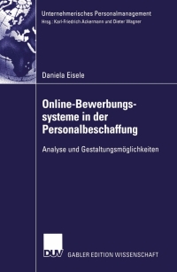 Cover image: Online-Bewerbungssysteme in der Personalbeschaffung 9783824479207