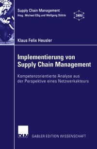 Titelbild: Implementierung von Supply Chain Management 9783824481224