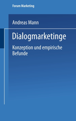 Imagen de portada: Dialogmarketing 9783824482658
