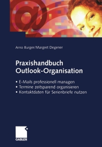 Imagen de portada: Praxishandbuch Outlook-Organisation 9783409119009