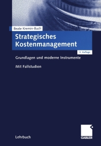 Imagen de portada: Strategisches Kostenmanagement 3rd edition 9783409322669