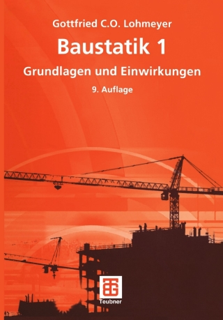 Cover image: Baustatik 1 9th edition 9783519350255
