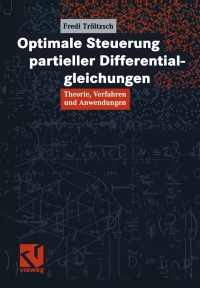 Cover image: Optimale Steuerung partieller Differentialgleichungen 9783528032241