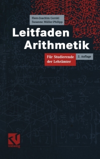 Titelbild: Leitfaden Arithmetik 2nd edition 9783528131289