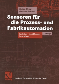 Imagen de portada: Sensoren für die Prozess- und Fabrikautomation 3rd edition 9783528233709