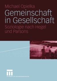 Cover image: Gemeinschaft in Gesellschaft 9783531142258