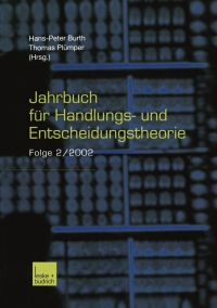 Cover image: Jahrbuch für Handlungs- und Entscheidungstheorie 1st edition 9783810033284