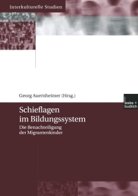 Imagen de portada: Schieflagen im Bildungssystem 1st edition 9783810039392