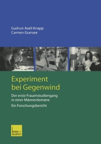 Cover image: Experiment bei Gegenwind 9783810039675