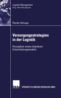 Imagen de portada: Versorgungsstrategien in der Logistik 9783824481194