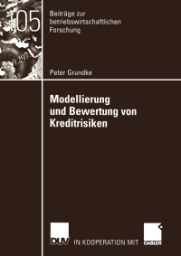 Omslagafbeelding: Modellierung und Bewertung von Kreditrisiken 9783824491117