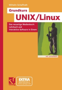 表紙画像: Grundkurs UNIX/Linux 9783528058173