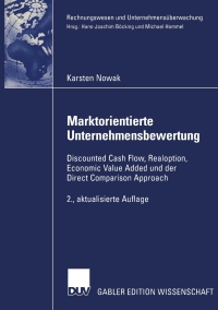 صورة الغلاف: Marktorientierte Unternehmensbewertung 2nd edition 9783824476985