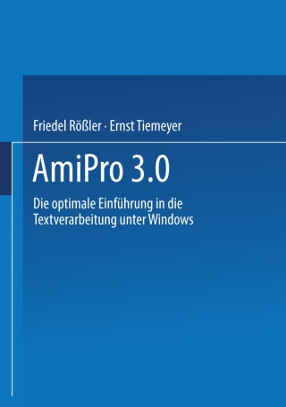 Cover image: AmiPro 3.0 9783528052850