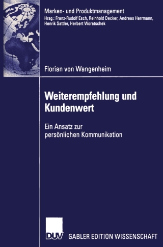 Cover image: Weiterempfehlung und Kundenwert 9783824478569