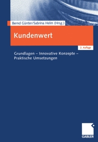 Cover image: Kundenwert 2nd edition 9783409417013