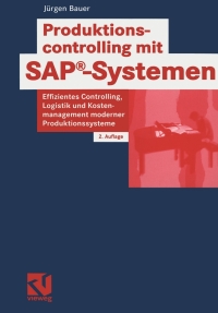 صورة الغلاف: Produktionscontrolling mit SAP®-Systemen 2nd edition 9783528157739